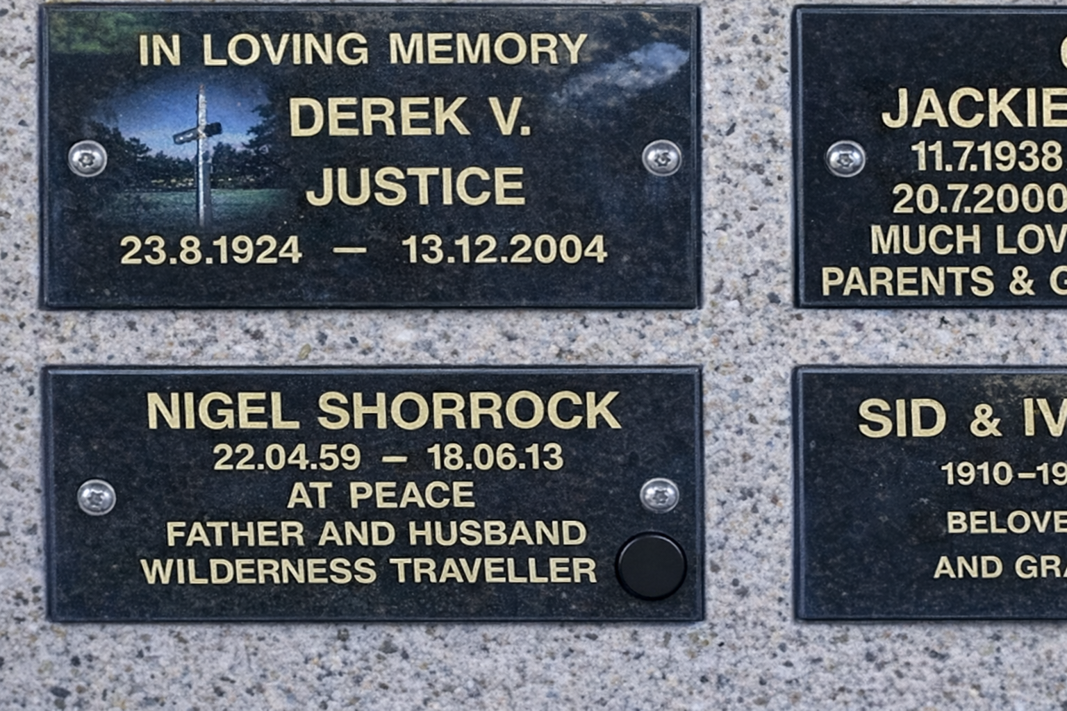 Storybook Marker on a memorial wall